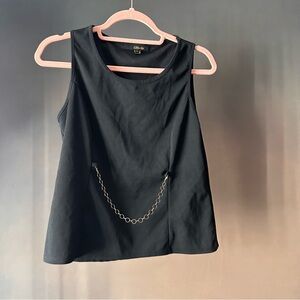 Black sleeveless Minette Top XL #B1